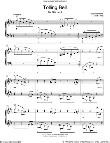 The Tolling Bell, Op. 125, No. 8