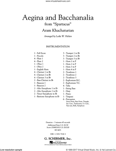 Aegina and Bacchanalia (from Spartacus) (COMPLETE)