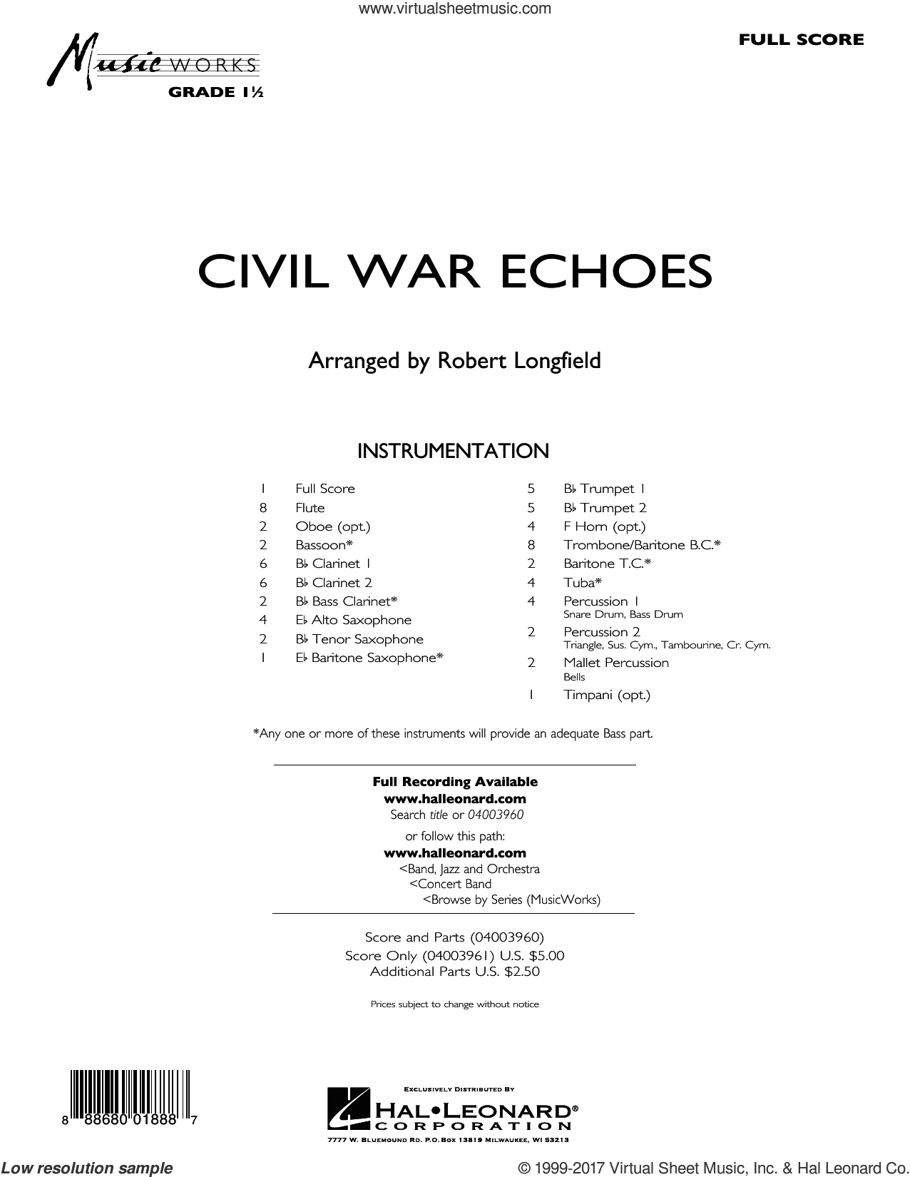Civil War Echoes (COMPLETE)