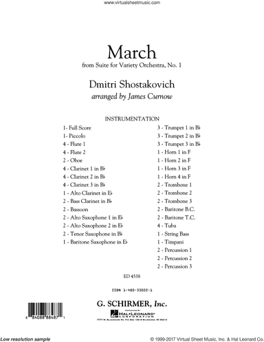 March from Suite for Variety Orchestra, No. 1