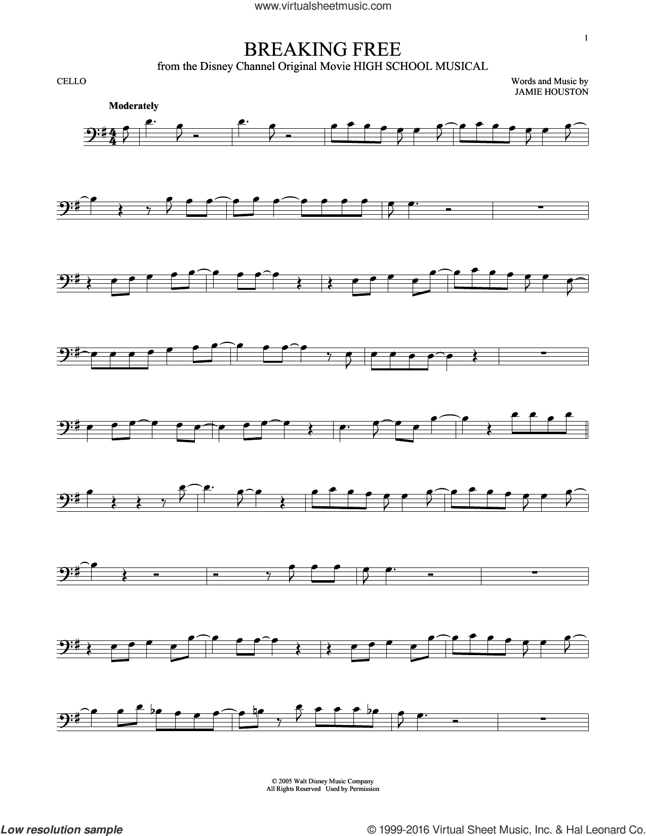 Breaking Free (from High School Musical)