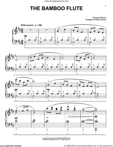 The Bamboo Flute, (easy)