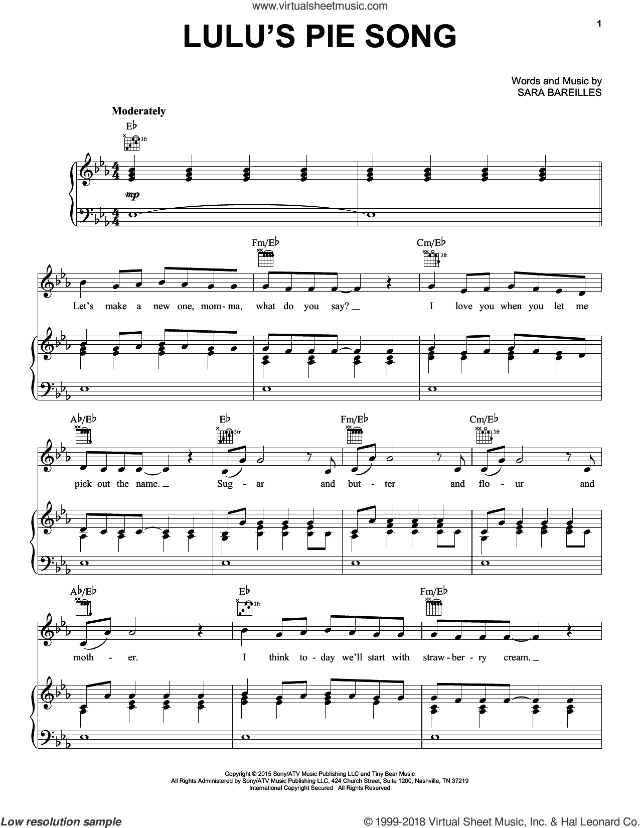 Lulu's Pie Song