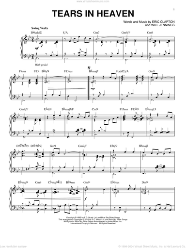 Tears In Heaven [Jazz version] (arr. Brent Edstrom)