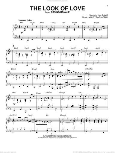 The Look Of Love [Jazz version] (arr. Brent Edstrom)