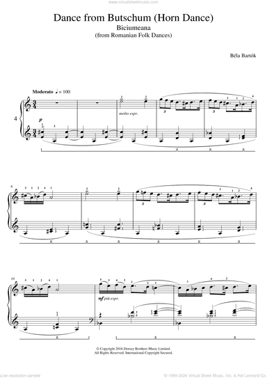 Dance From Butschum (from Romanian Folk Dances)