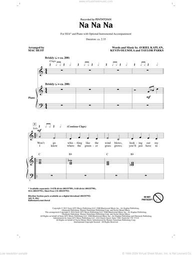 Na Na Na (arr. Mac Huff)