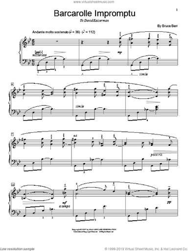 Barcarolle Impromptu