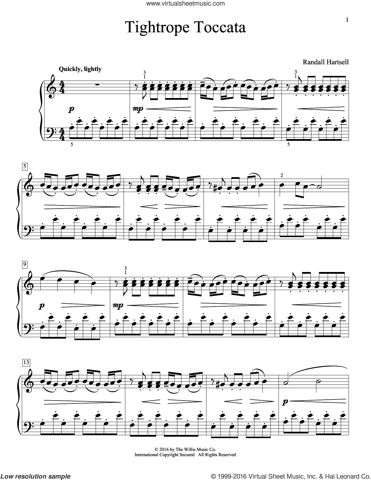 Tightrope Toccata