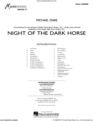 Night of the Dark Horse (COMPLETE)
