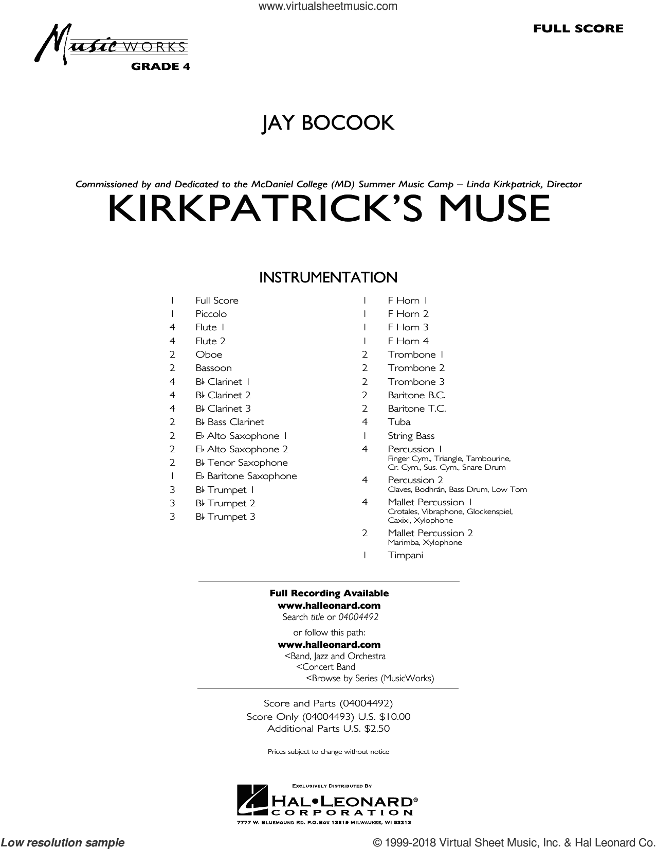 Kirkpatrick's Muse (COMPLETE)