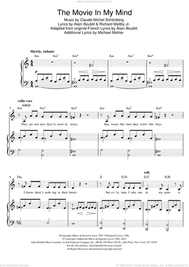 The Movie In My Mind (from Miss Saigon)