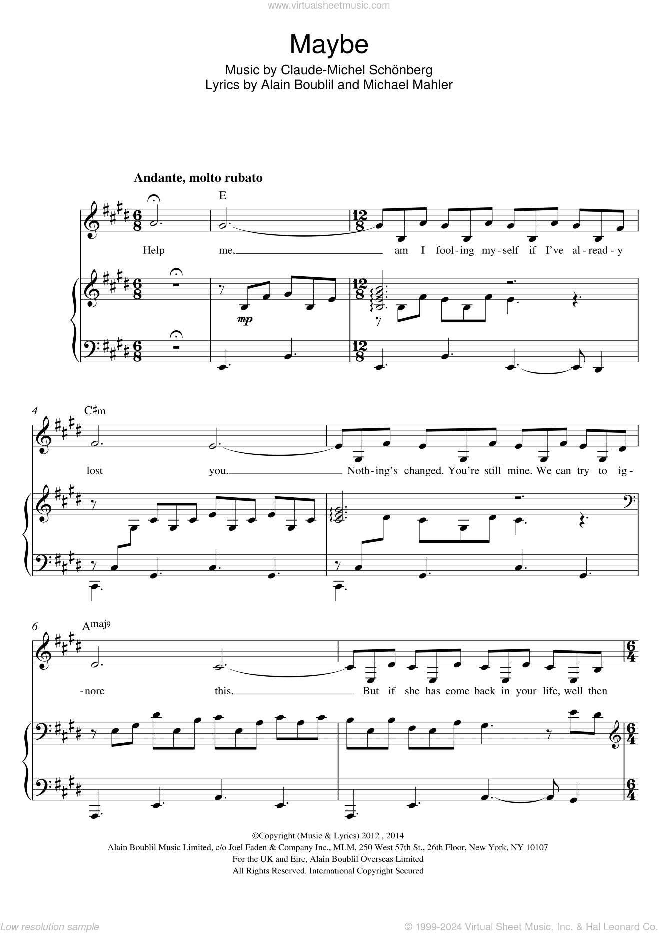 Maybe (from Miss Saigon)