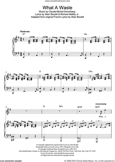What A Waste (from Miss Saigon)