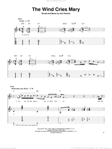 The Wind Cries Mary