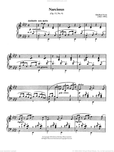 Narcissus (Opus 13 No.4)
