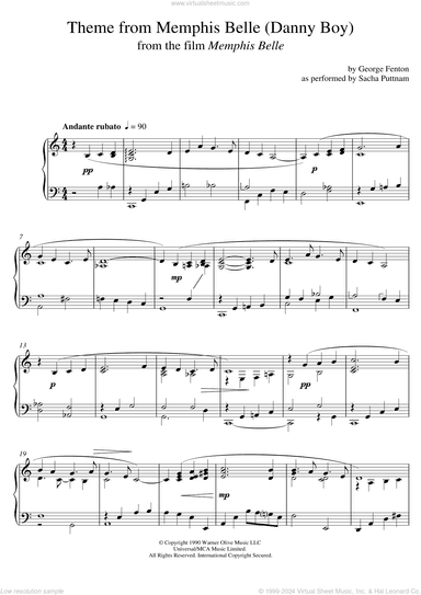 Memphis Belle (Main Title) (as performed by Sacha Puttnam)