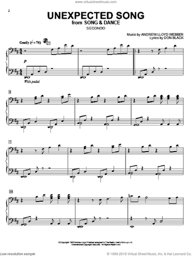 Unexpected Song (from Song and Dance)