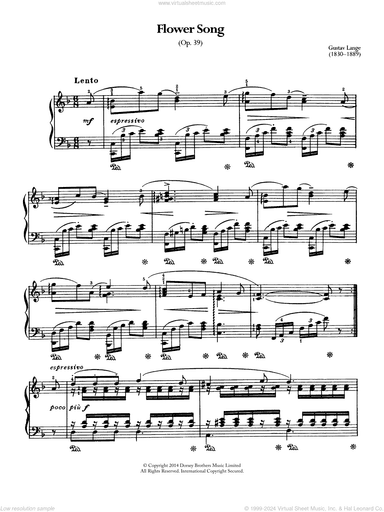 Flower Song Op.39