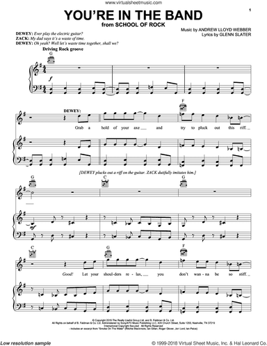 You're In The Band (from School of Rock: The Musical)