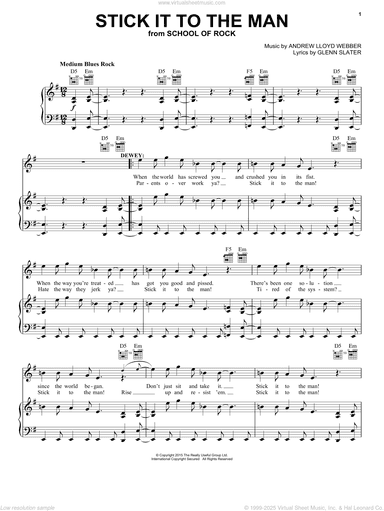 Stick It To The Man (from School of Rock: The Musical)