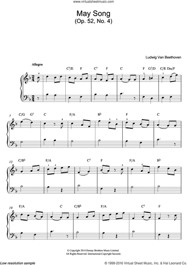 May Song Op.52, No.4