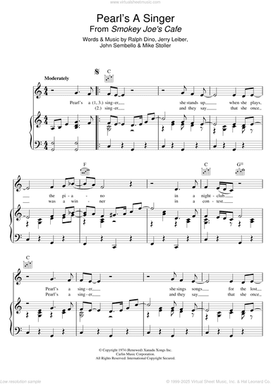 Pearl's A Singer (from 'Smokey Joe's Cafe')