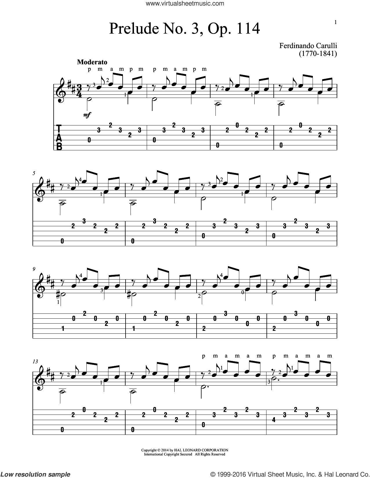 Prelude No. 3, Op. 114