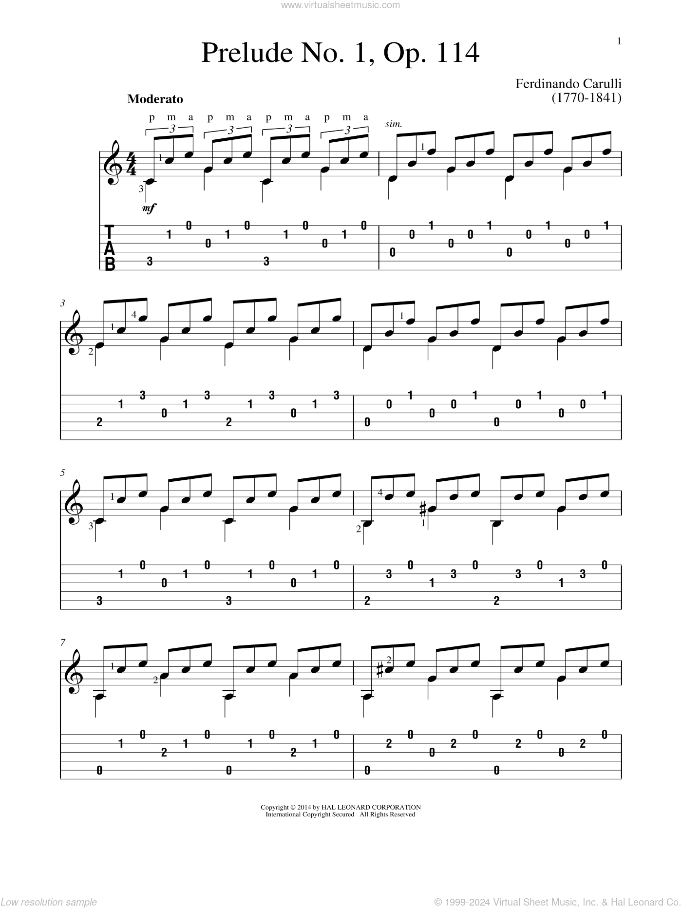Prelude No. 1, Op. 114