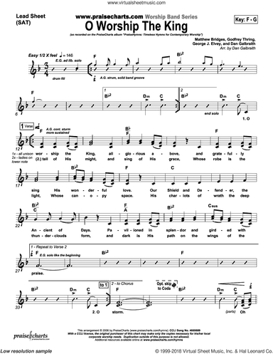 O Worship the King