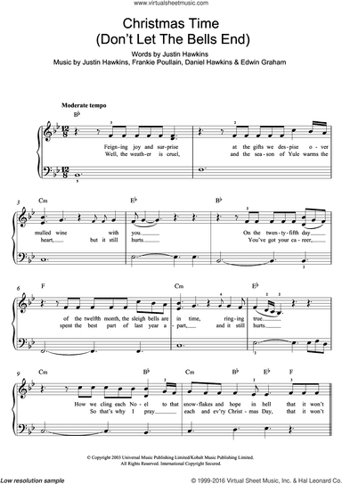 Christmas Time (Don't Let The Bells End)