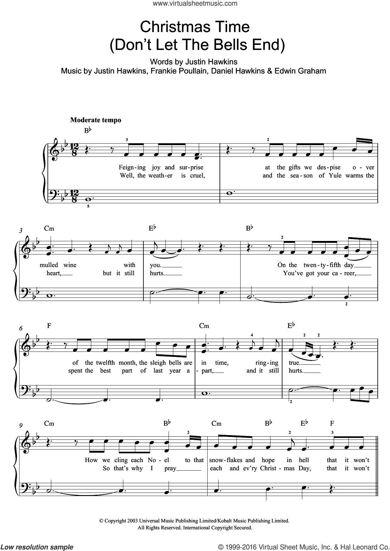 Christmas Time (Don't Let The Bells End)