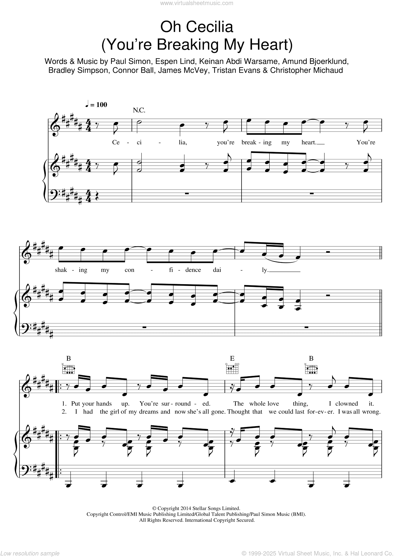 Oh Cecilia (Breaking My Heart)
