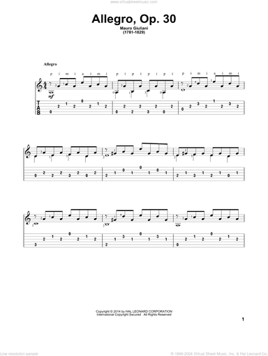 Allegro Op. 30