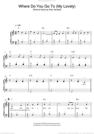 Where Do You Go To (My Lovely)