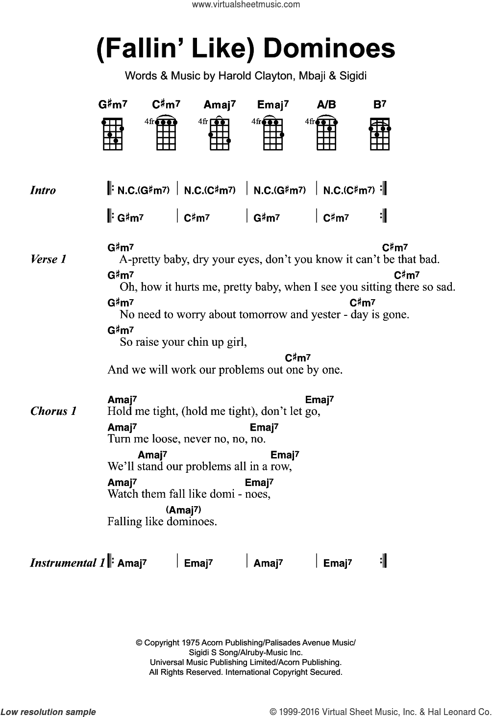 (Fallin' Like) Dominoes