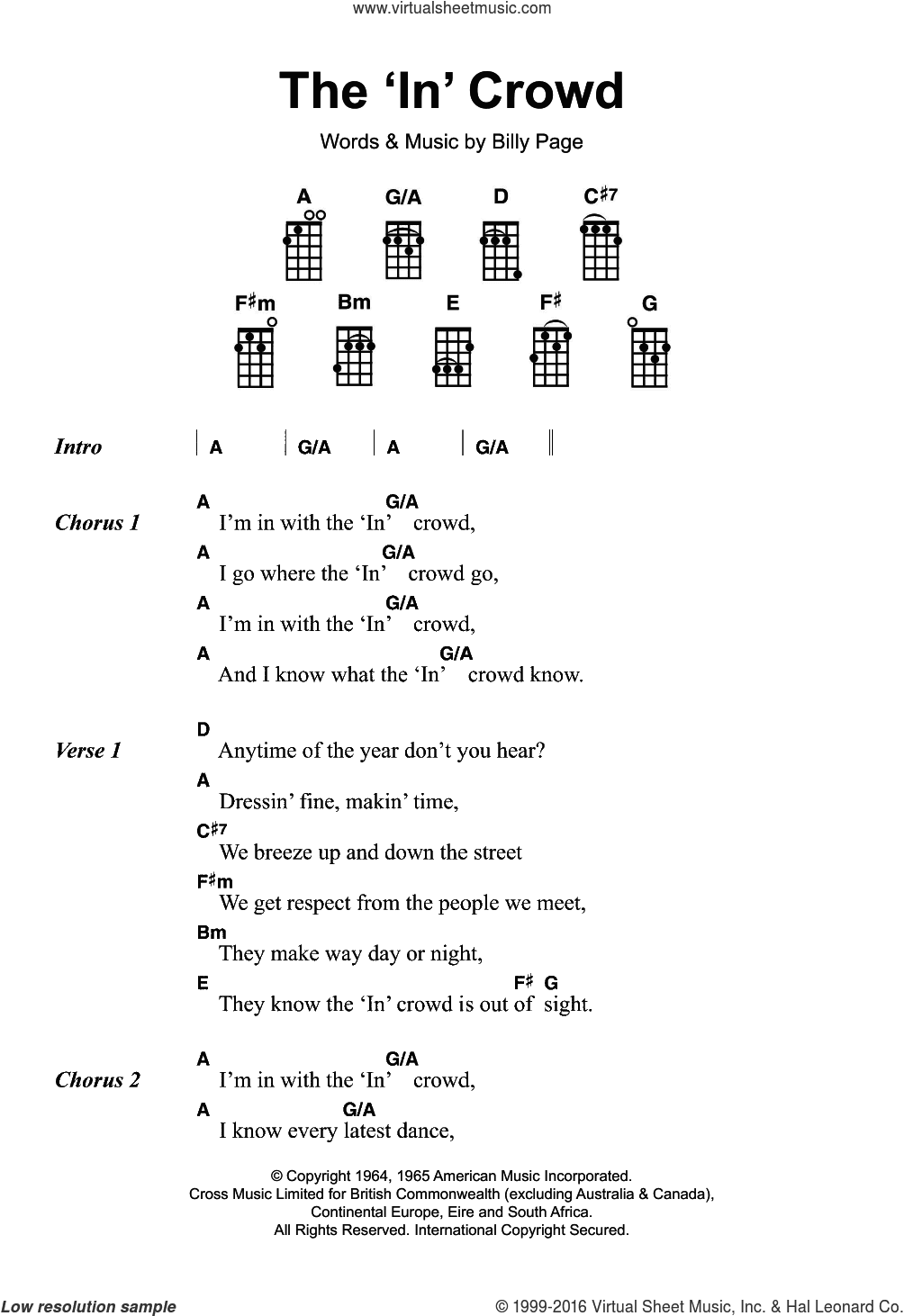 The "In" Crowd