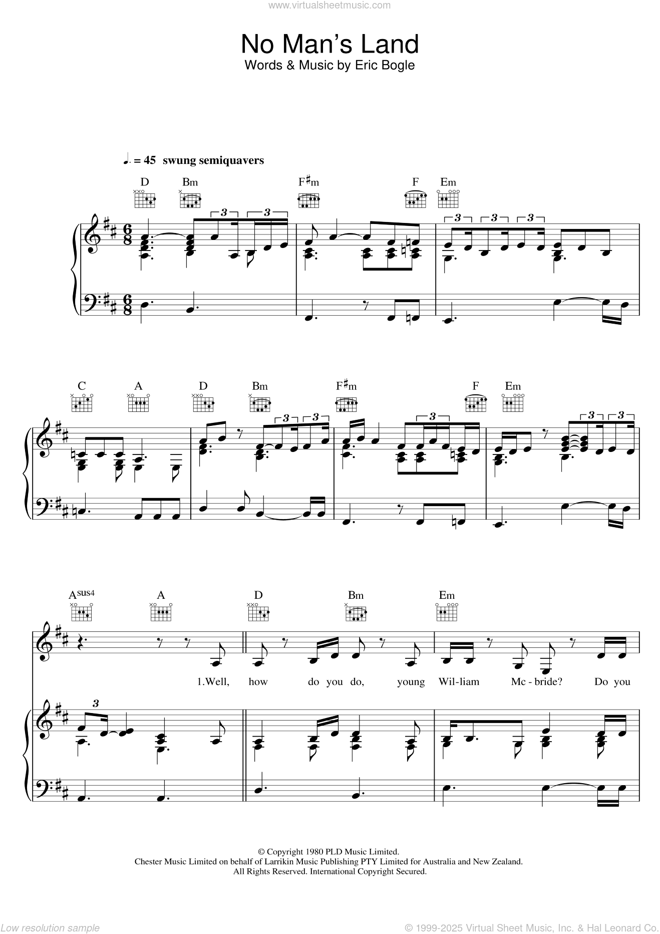 No Man's Land / The Green Fields Of France (feat. Jeff Beck)