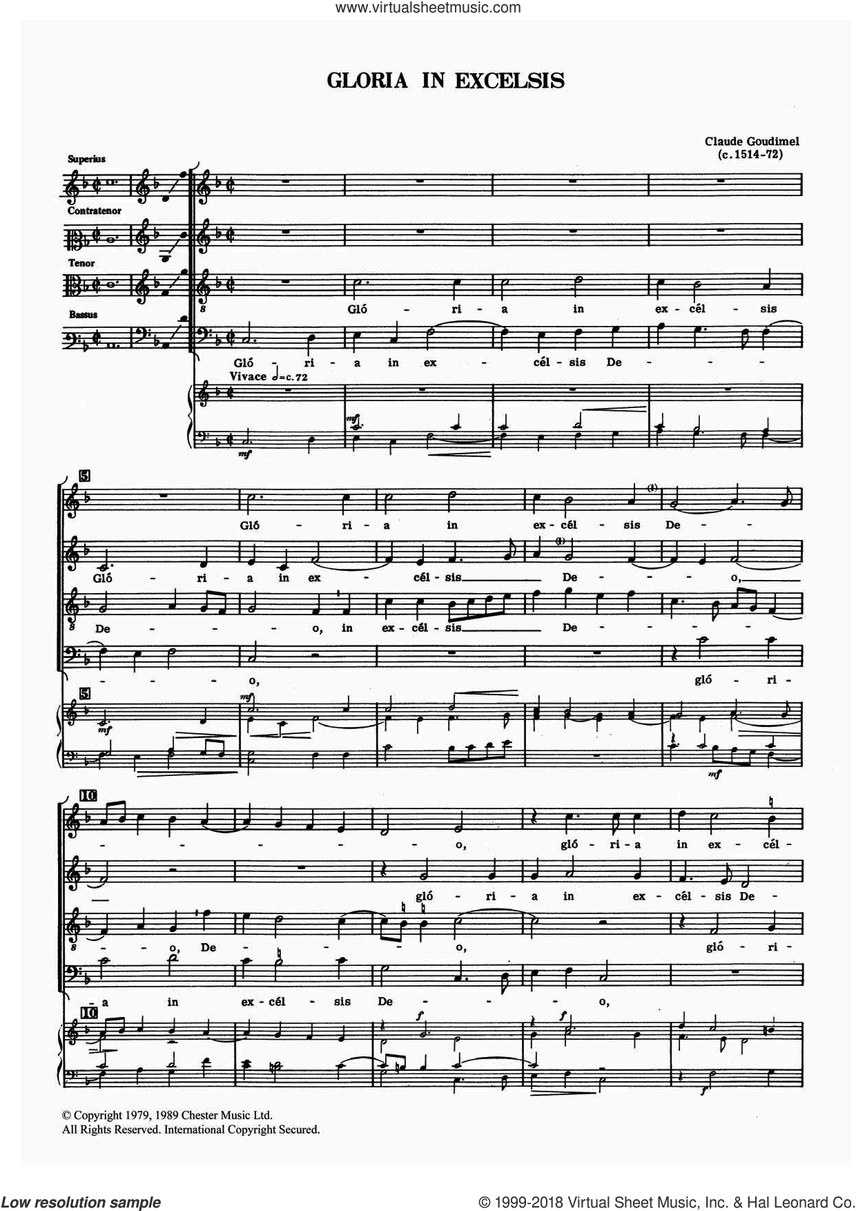 Gloria In Excelsis