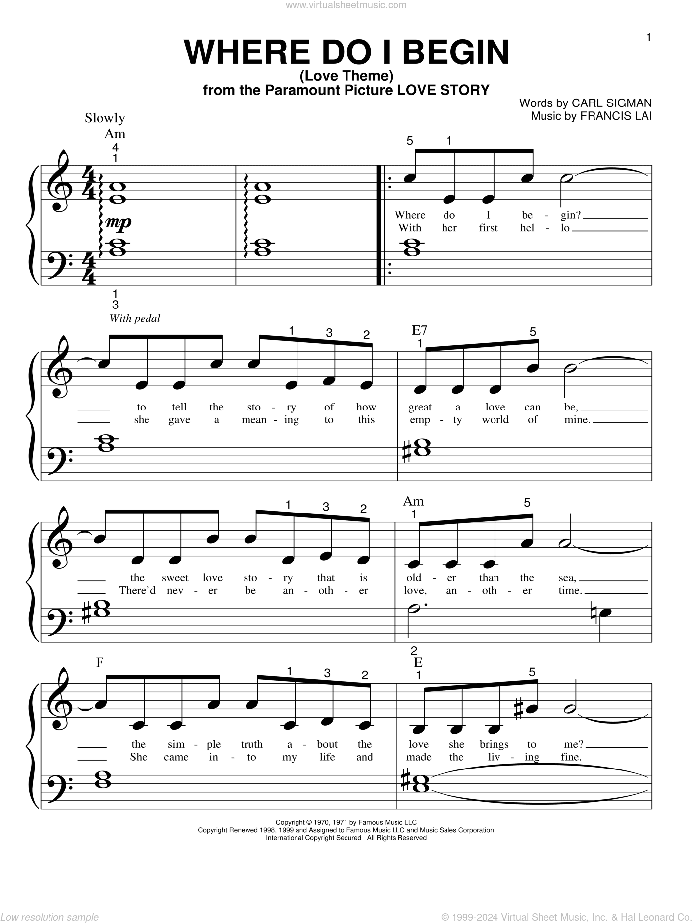 Where Do I Begin (Love Theme)