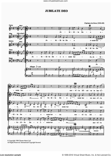 Jubilate Deo