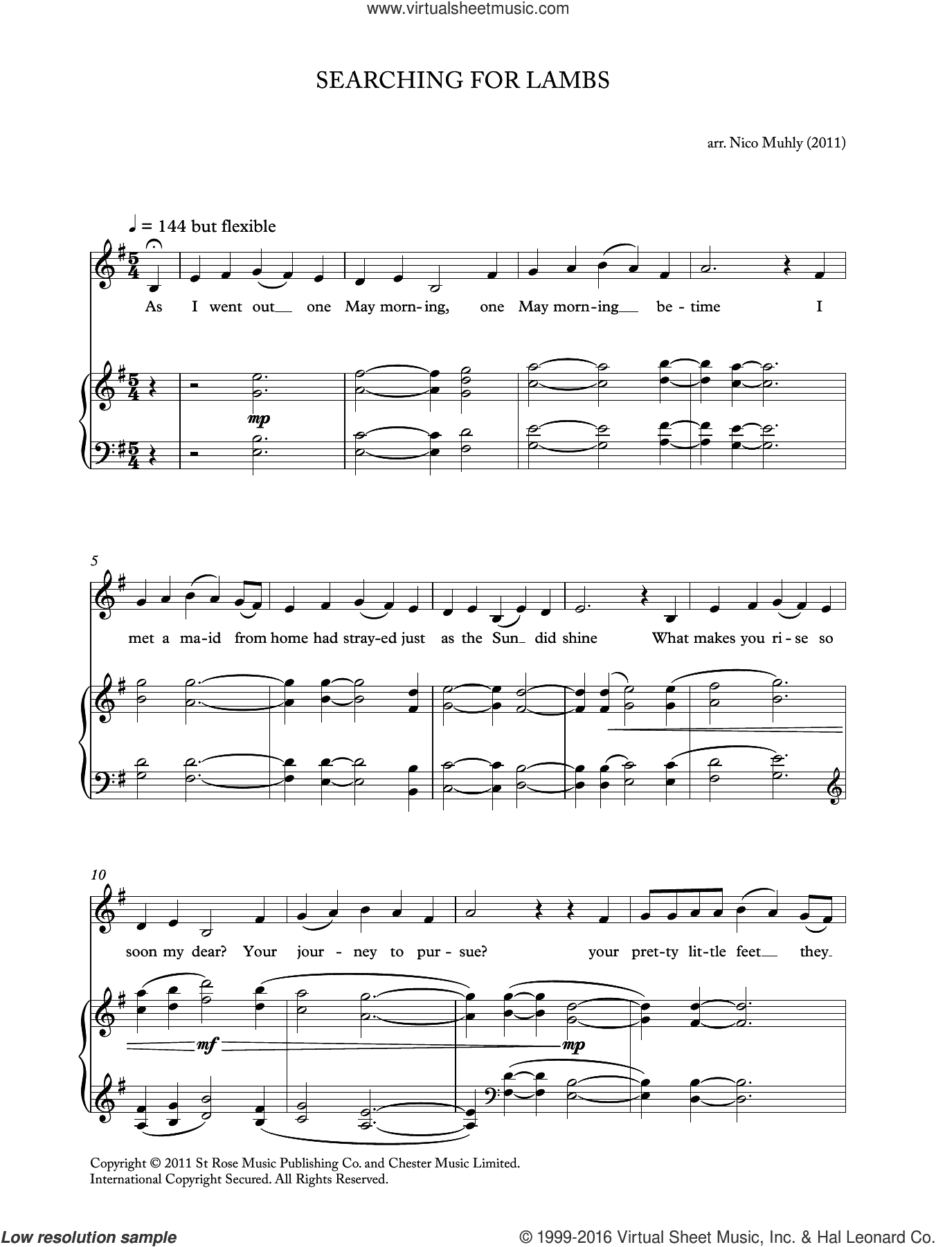 Searching For Lambs (from 'Four Traditional Songs')