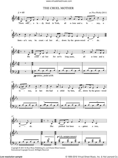 The Cruel Mother (from 'Four Traditional Songs')