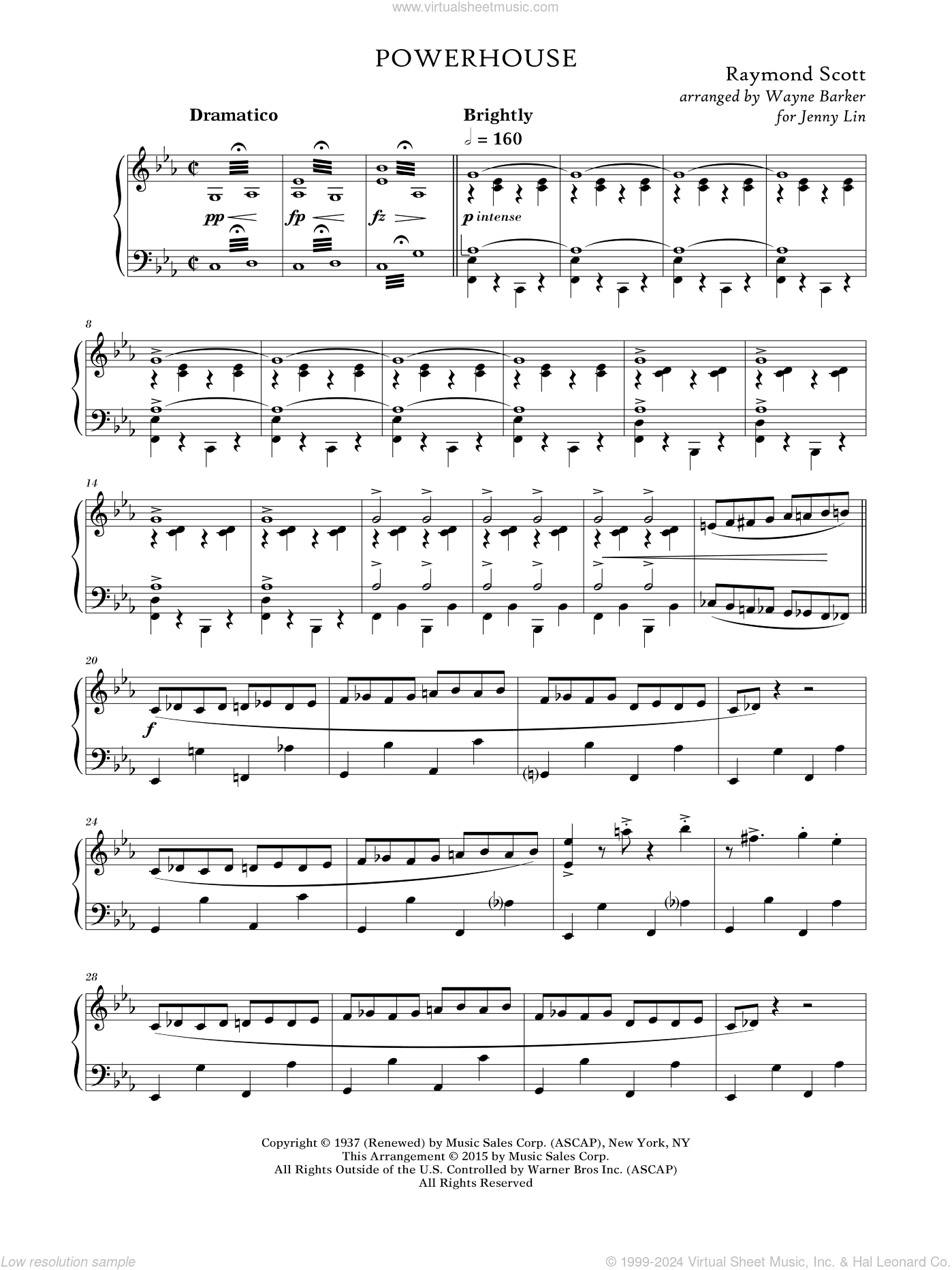 Powerhouse (arr. Wayne Barker)