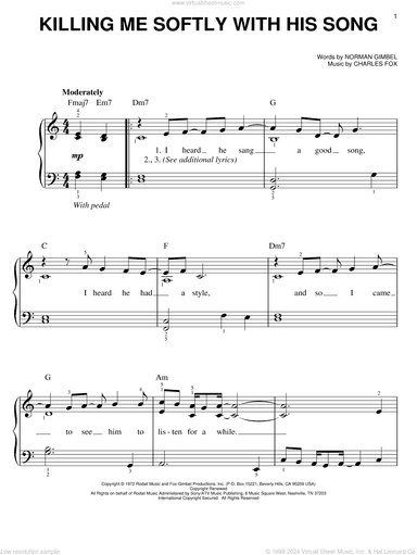 Killing Me Softly With His Song