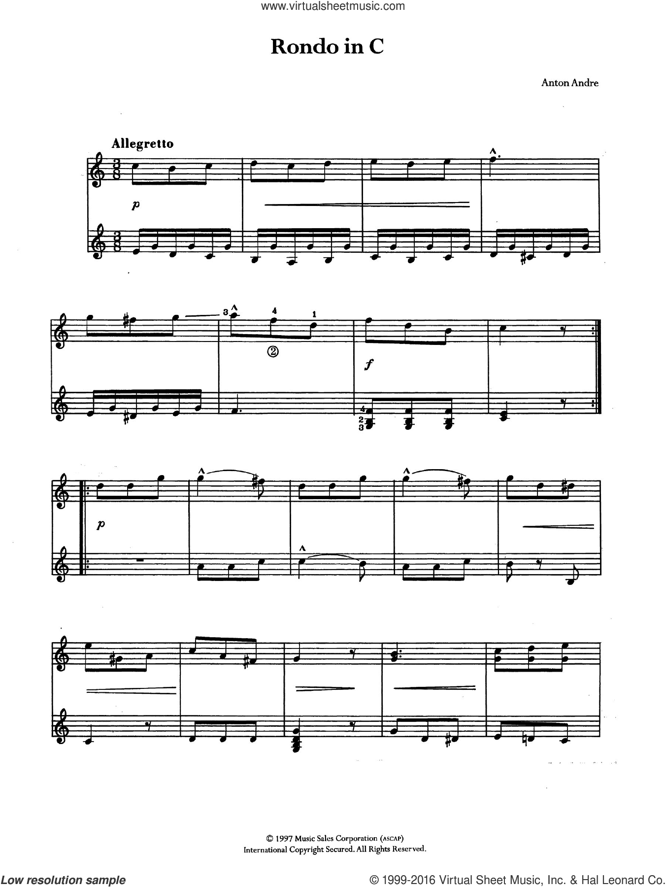 Rondo In C