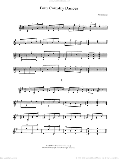 Four Country Dances