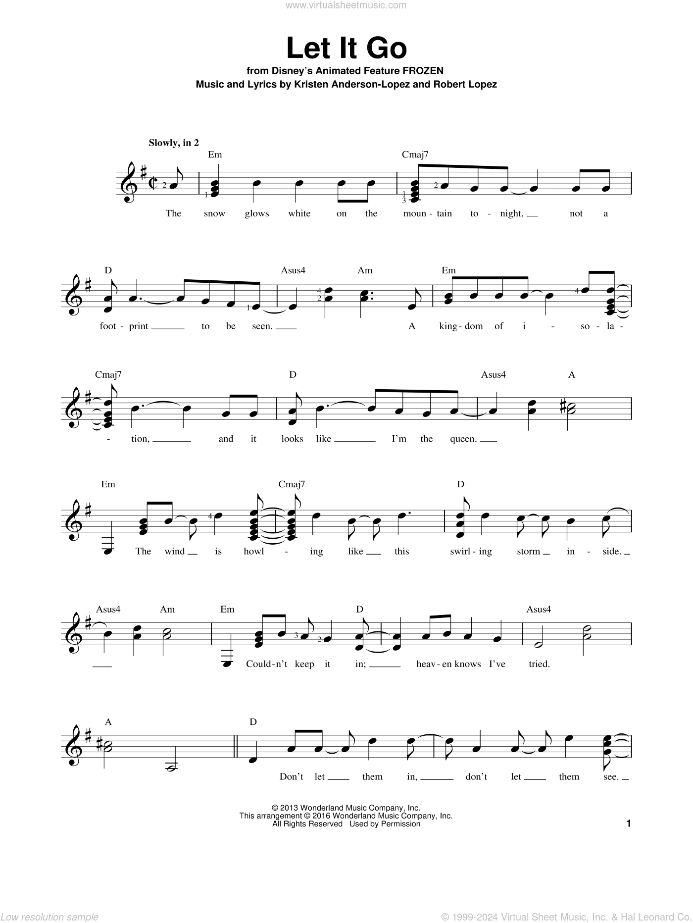 Let It Go (from Frozen)