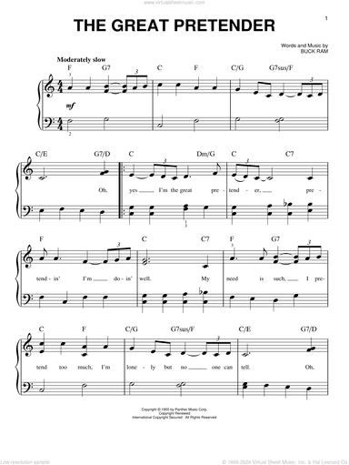 The Great Pretender, (beginner)
