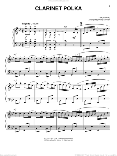 Clarinet Polka [Classical version] (arr. Phillip Keveren)